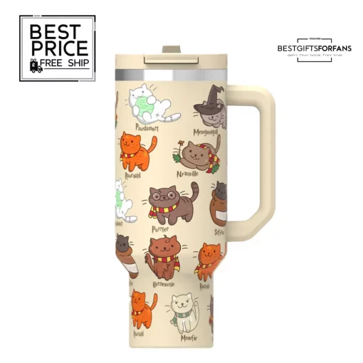 Potter Cats 40oz Limited Edition Stanley Tumbler