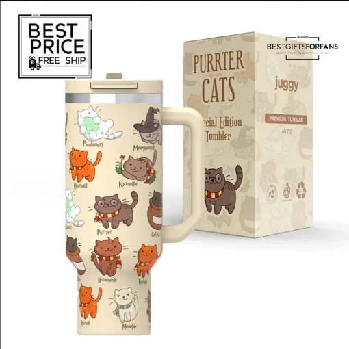 Potter Cats 40oz Limited Edition Stanley Tumbler