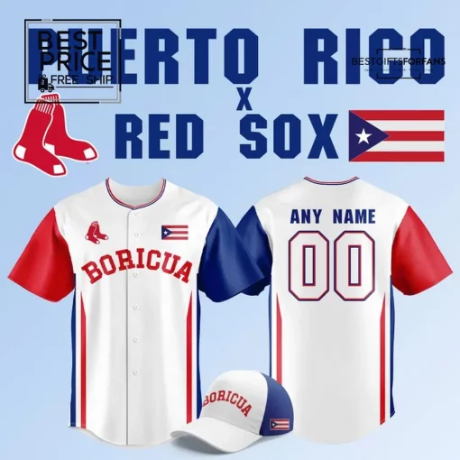 Puerto Rico x Boston Red Sox Limited Edition Baseball Jersey