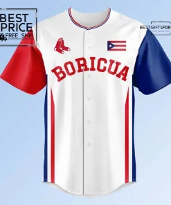 Puerto Rico x Boston Red Sox Limited Edition Baseball Jersey