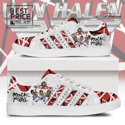 Van Halen Inspired Rock & Roll Tribute Sneakers