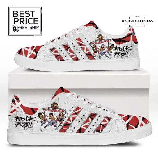 Van Halen Inspired Rock & Roll Tribute Sneakers