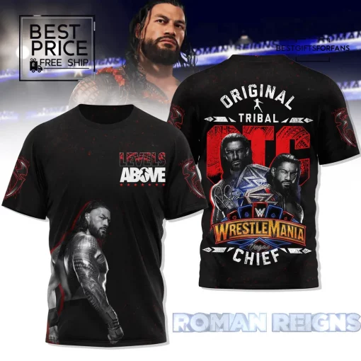 Roman Reigns Levels Above Tribal Chief All-Over Print Special Edition T-Shirt