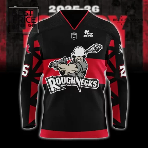 Calgary Roughnecks Custom Lacrosse Limited Edition Hockey Jersey