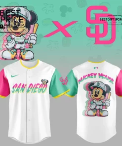 SD Padres x Mickey Mouse Limited Edition Baseball Jersey