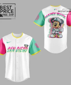 SD Padres x Mickey Mouse Limited Edition Baseball Jersey
