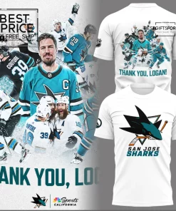 San Jose Sharks Logan Couture Tribute Special Edition T-Shirt