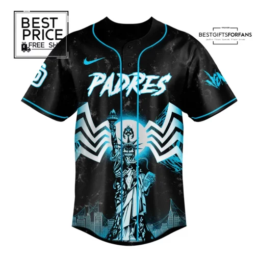 San Diego Padres x Marvels Venom Limited Edition Baseball Jersey