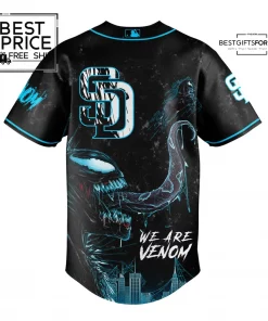 San Diego Padres x Marvel’s Venom Limited Edition Baseball Jersey 3