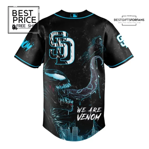 San Diego Padres x Marvels Venom Limited Edition Baseball Jersey