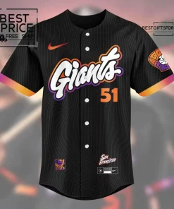 San Francisco Giants 51 J.H. LEE Special Edition Baseball Jersey