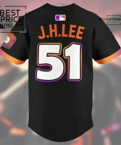 San Fancisco Giants 51 J.H.LEE special Edition Baseball Jersey 3