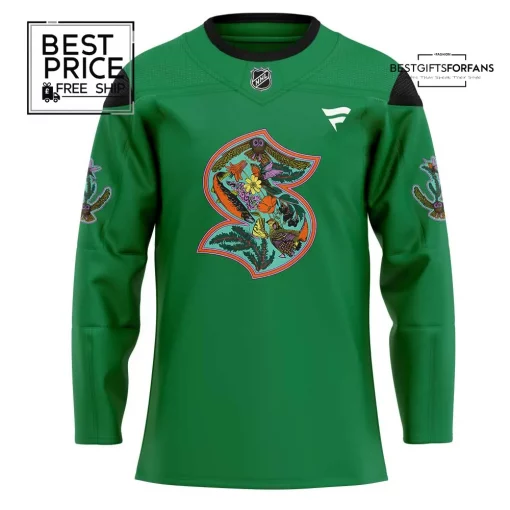 Seattle Kraken Green Night Custom Name Limited Edition Hockey Jersey