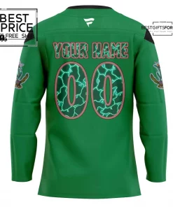 Seattle Kraken Green Night Custom Name Limited Edition Hockey Jersey 3