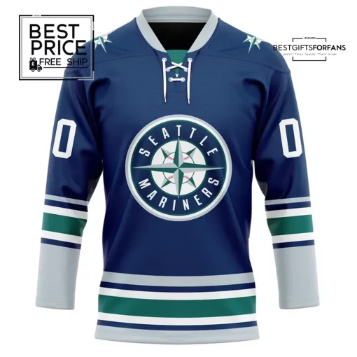 Seattle Mariners Custom Limited Edition Hockey Jersey