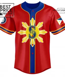 Seattle Mariners Filipino Heritage Night 2025 Special Edition Baseball Jersey