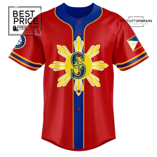 Seattle Mariners Filipino Heritage Night 2025 Special Edition Baseball Jersey