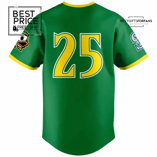 Seattle Mariners x University of Oregon Night 2025 Special Edition Baseball Jersey