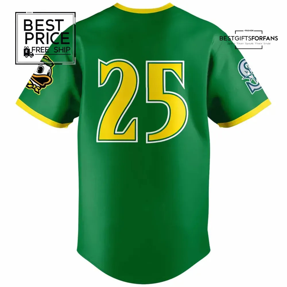 Seattle Mariners x University of Oregon Night 2025 Special Edition Baseball Jersey Seattle Mariners x University of Oregon Night 2025 Special Edition Baseball Jersey
