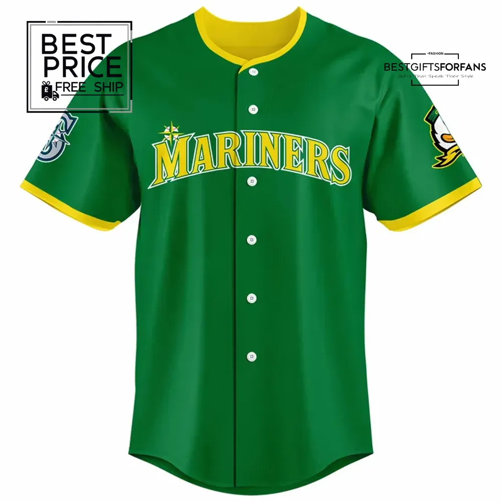 Seattle Mariners x University of Oregon Night 2025 Special Edition Baseball Jersey Seattle Mariners x University of Oregon Night 2025 Special Edition Baseball Jersey