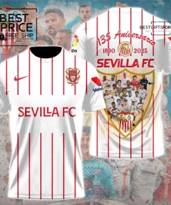 Sevilla FC 135th Aniversario Commemorative Special Edition T-Shirt