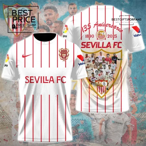 Sevilla FC 135th Aniversario Commemorative Special Edition T-Shirt