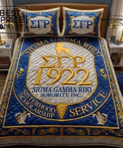 Sigma Gamma Rho Sorority Special Edition Bedding Set