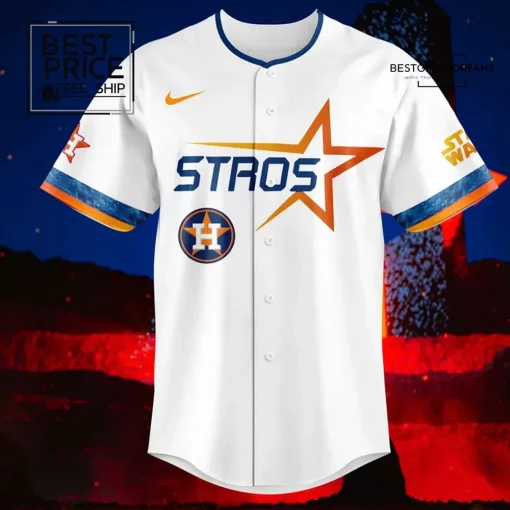 Star Wars x Houston Astros White Special Edition Baseball Jersey