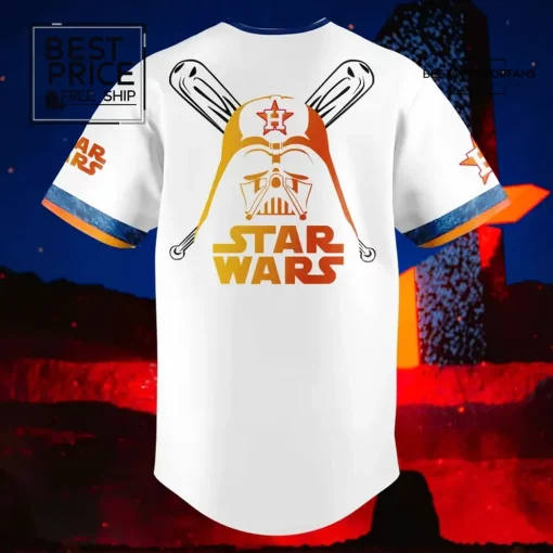 Star Wars x Houston Astros White Special Edition Baseball Jersey