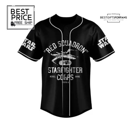 Star Wars Red Squadron Custom Special Edition Baseball Jersey