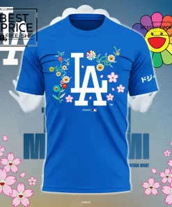 Takashi Murakami x LA Dodgers Floral Special Edition T-Shirt