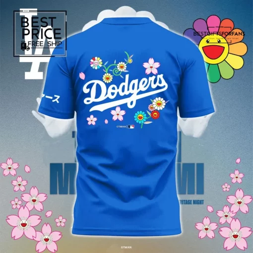 Takashi Murakami x LA Dodgers Floral Special Edition T-Shirt