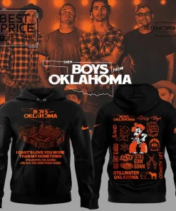 The Boys From Oklahoma – Festivals, Concerts Special Edition Black Hoodie