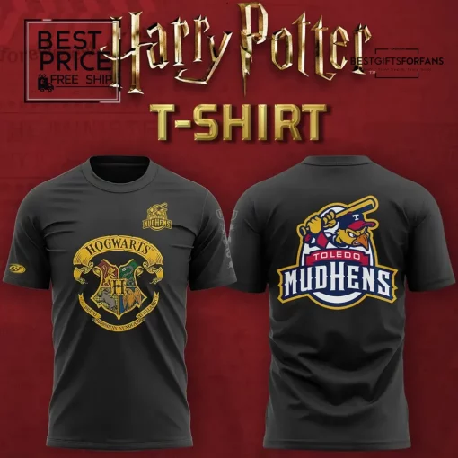 Toledo Mud Hens x Harry Potter Custom Crossover Limited Edition T-Shirt