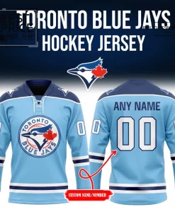 Toronto Blue Jays Custom Hockey Jersey