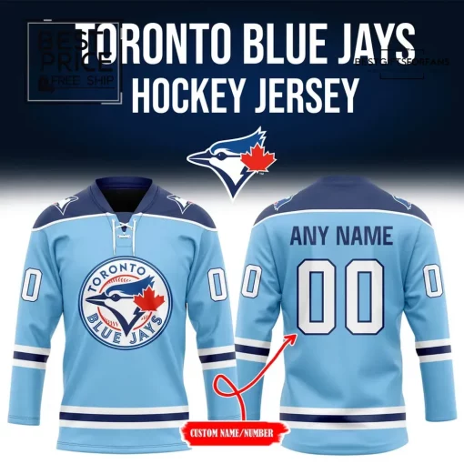 Toronto Blue Jays Custom Hockey Jersey