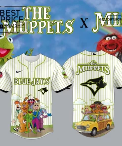 Toronto Blue Jays x The Muppets Custom Crossover Special Edition Baseball Jersey
