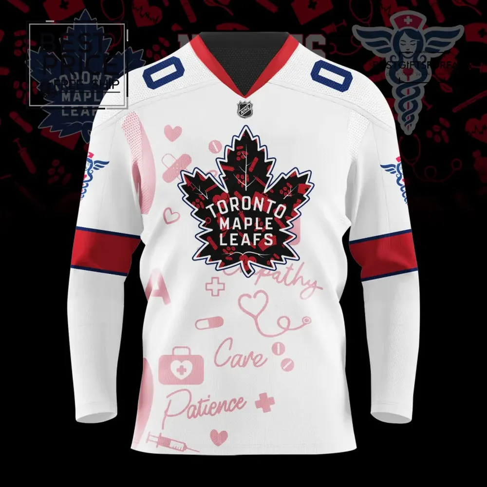 Toronto Maple Leafs Nurses Night Limited Edition Hockey Jersey Toronto Maple Leafs Nurses Night Limited Edition Hockey Jersey