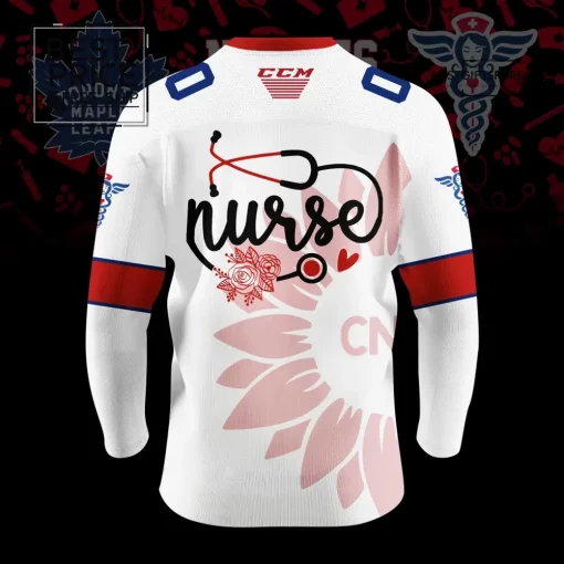 Toronto Maple Leafs Nurses Night Limited Edition Hockey Jersey
