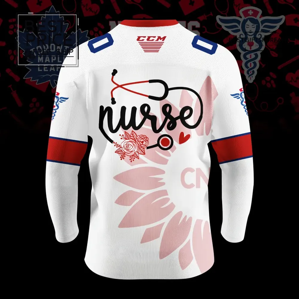 Toronto Maple Leafs Nurses Night Limited Edition Hockey Jersey Toronto Maple Leafs Nurses Night Limited Edition Hockey Jersey