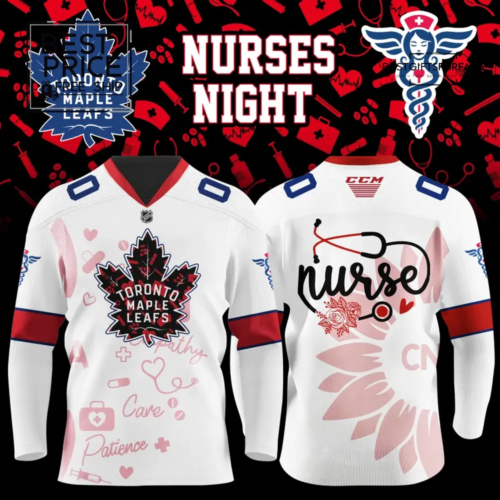 Toronto Maple Leafs Nurses Night Limited Edition Hockey Jersey Toronto Maple Leafs Nurses Night Limited Edition Hockey Jersey