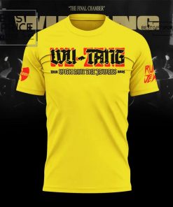 Wu-Tang Clan Tour With Run The Jewels 2025 Special Edition Yellow T-Shirt