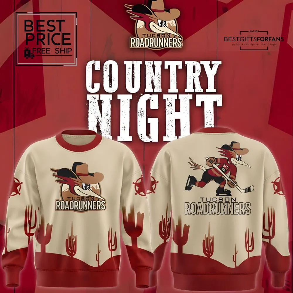 Tucson Roadrunners x Country Night Limited Edition SweatShirt 2025 Tucson Roadrunners x Country Night Limited Edition SweatShirt 2025