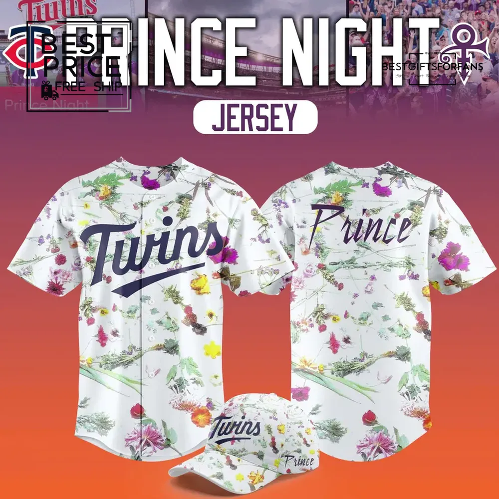 Twins Prince Night Special Edition Baseball Jersey Twins Prince Night Special Edition Baseball Jersey