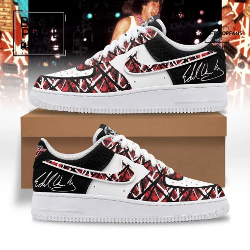 Eddie Van Halen Frankenstrat Custom Air Force 1 Sneakers