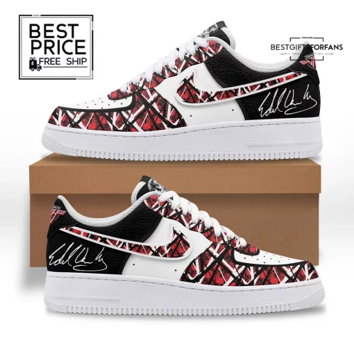 Eddie Van Halen Frankenstrat Custom Air Force 1 Sneakers