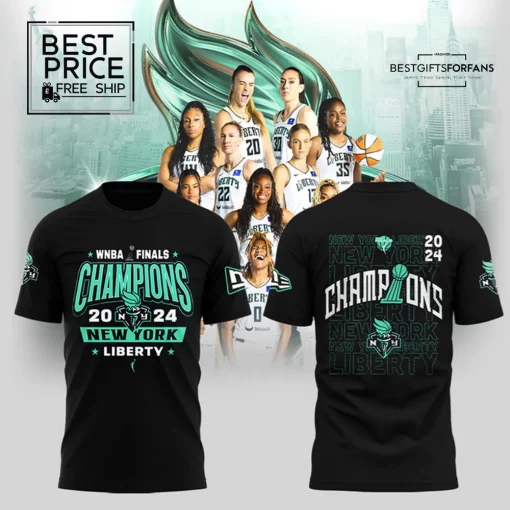 New York Liberty WNBA Champions 2024 Limited Edition T-Shirt