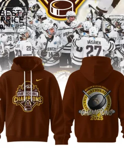 Western Michigan Broncos 2025 NCAA Mens Ice Hockey National Champions Hoodie