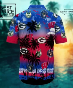 Wisconsin Sports Special Edition Hawaiian Shirt