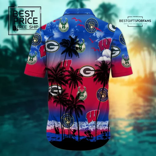 Wisconsin Sports Special Edition Hawaiian Shirt